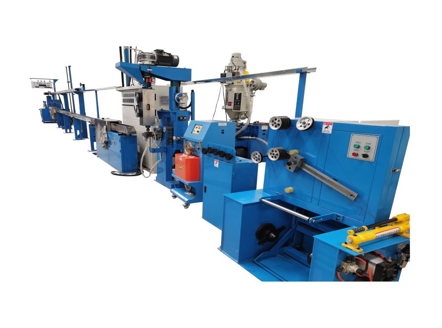 Solid HDPE Insulation Extrusion Machine 