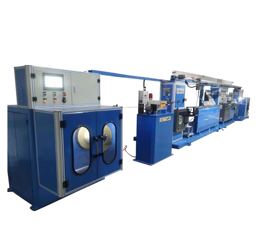 Extra Thin Fluoroplastic Cable Extrusion Machine 