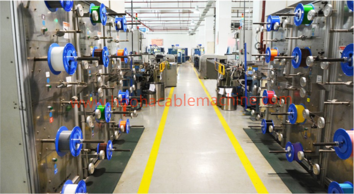 PLC  Loose tube 12 fibers production line